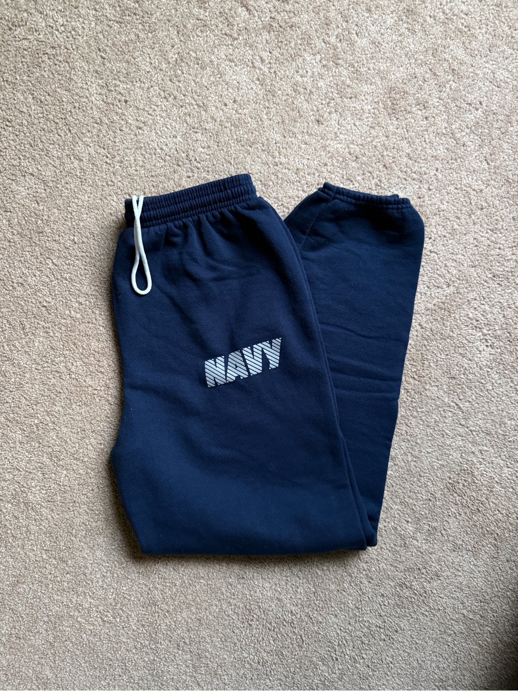 Authentic Us Navy Originals Sweatpants Navy Blue Medium Usa